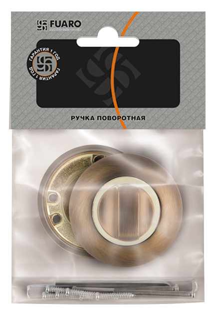 Ручка поворотная BK6.R.RM54 (BK6 RM) SN/CP-3 матовый никель/хром