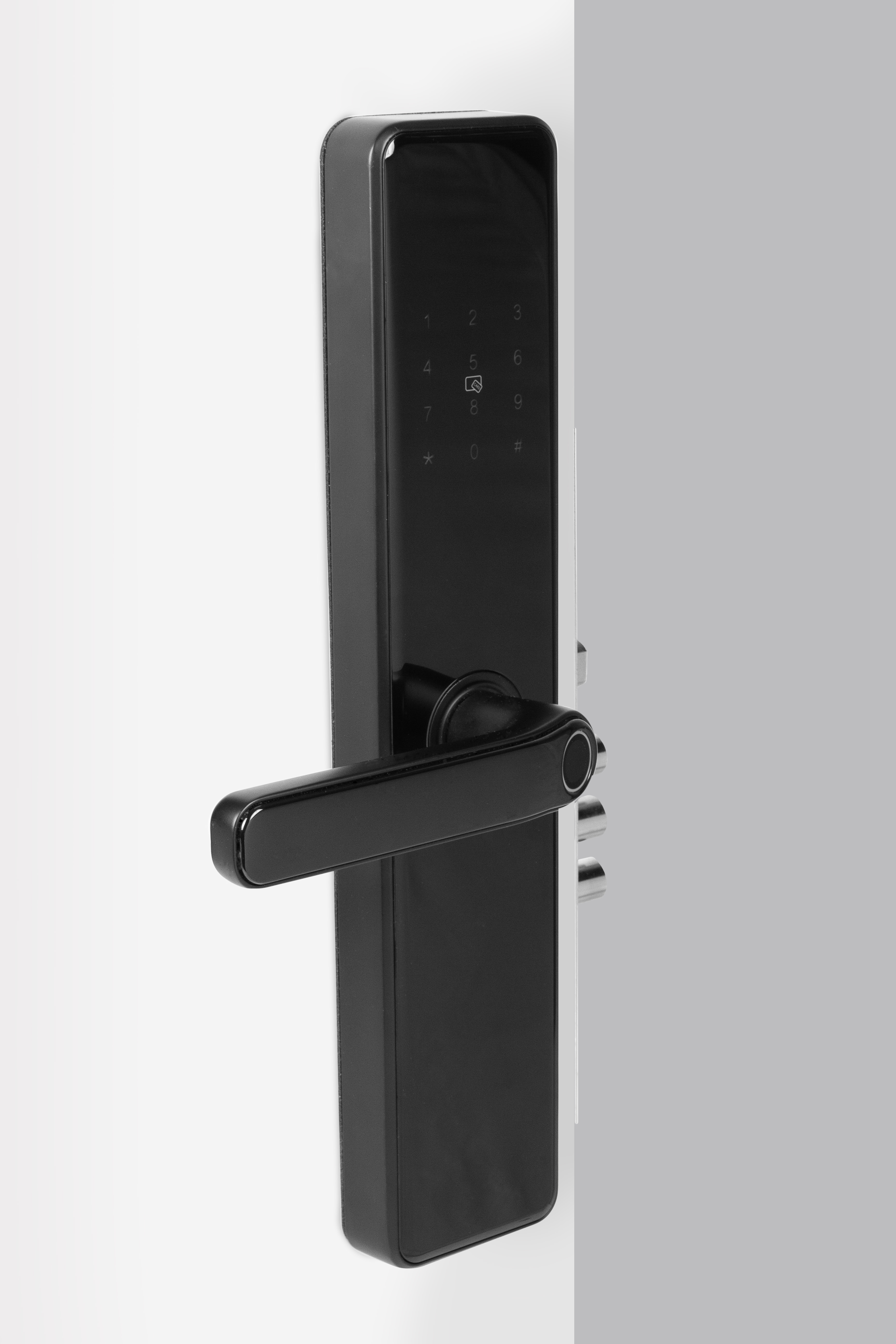 Ручка-полуавтомат для замка врезного полуатоматического SLS-01.60.85 S/A TTL, черная