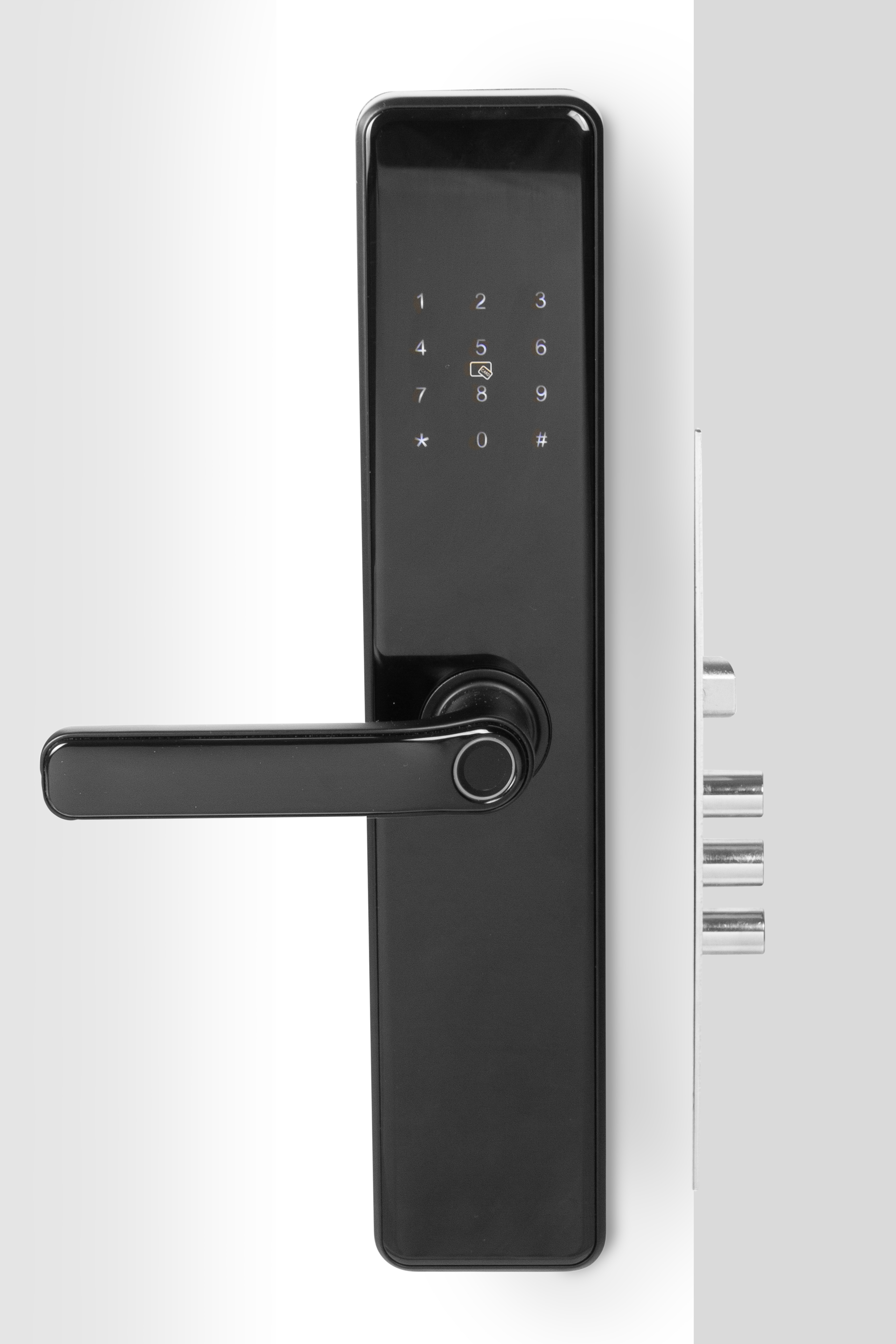 Ручка-полуавтомат для замка врезного полуатоматического SLS-01.60.85 S/A TTL, черная