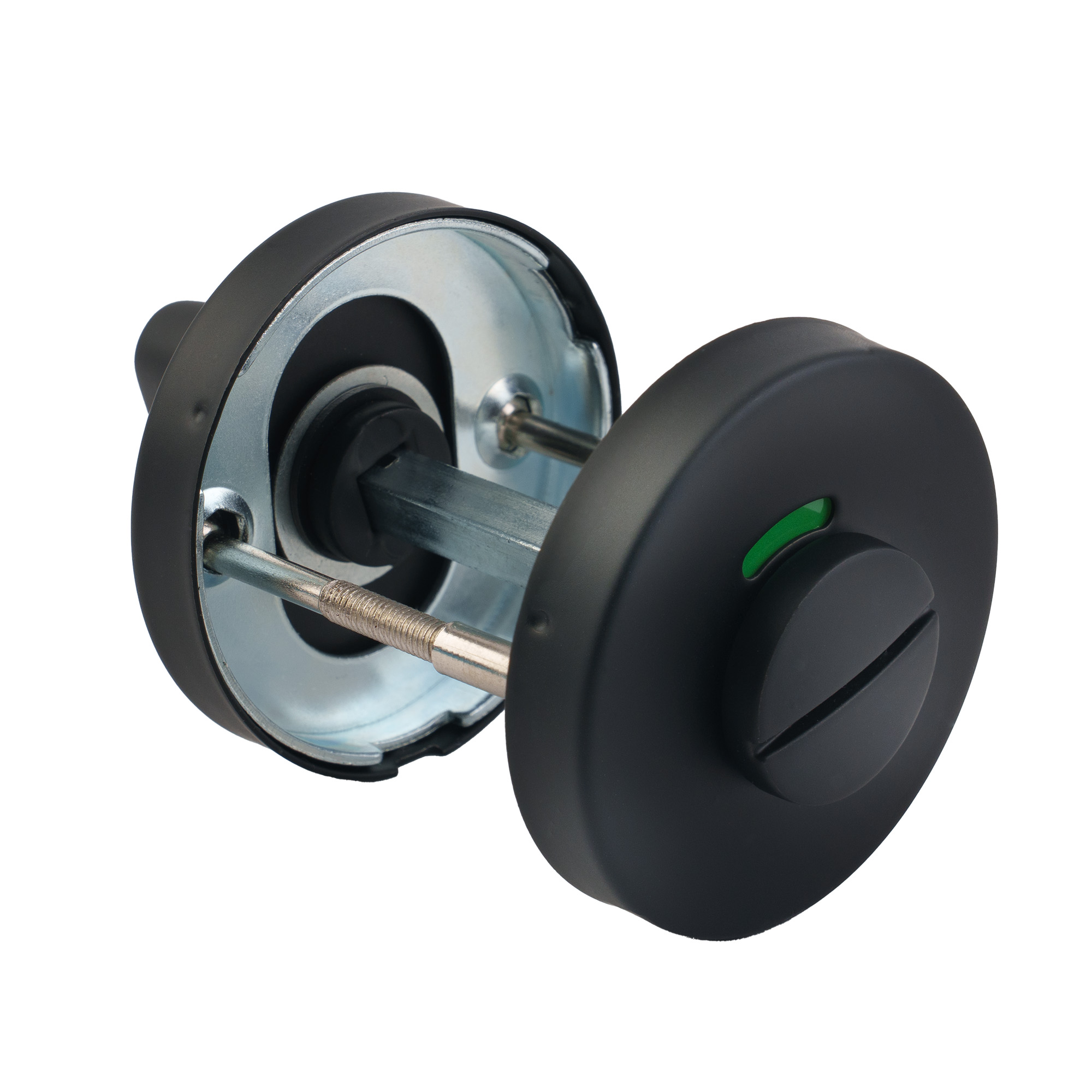 Ручка поворотная BK6.R.DSS201-02 INOX 201 BLACK (с индикатором)