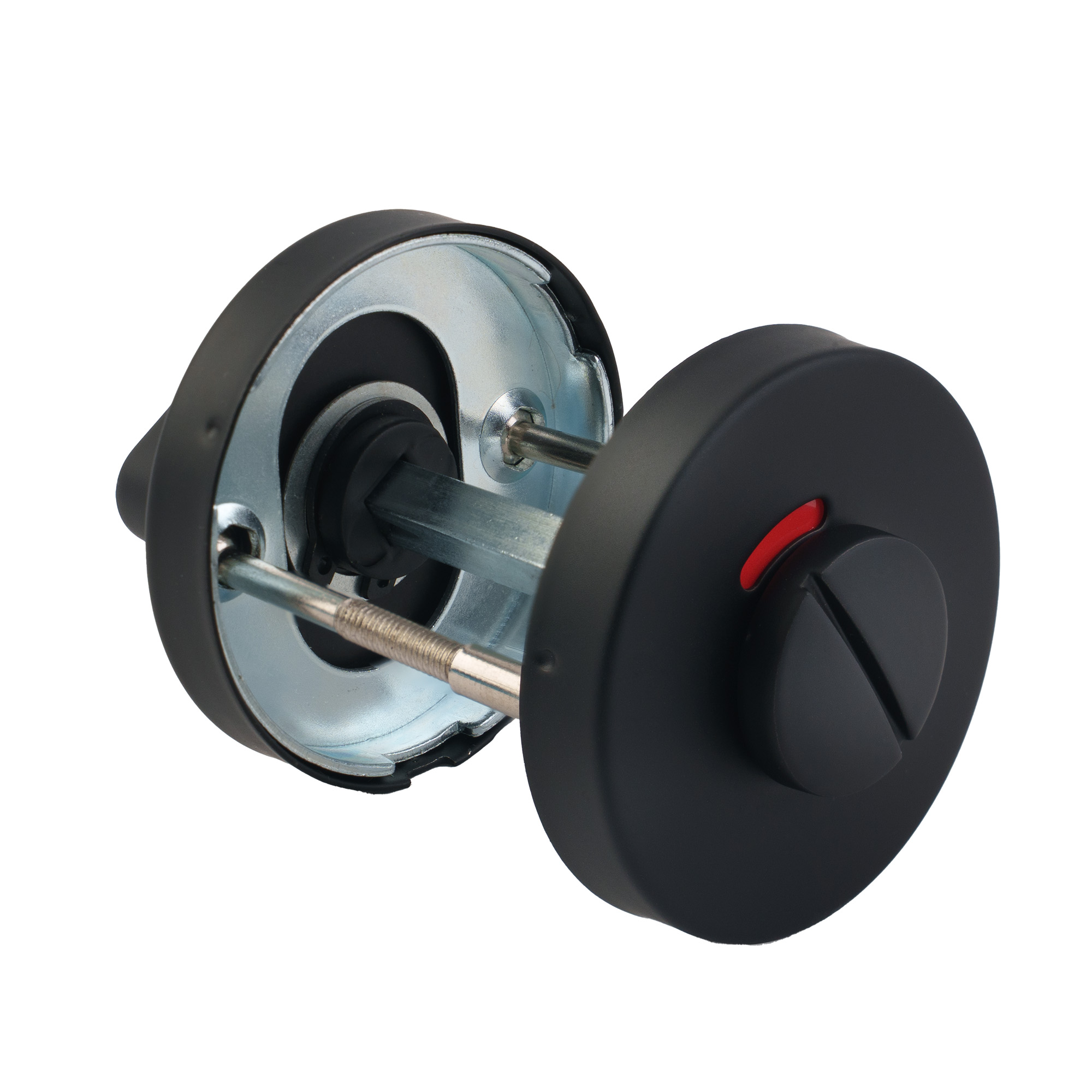 Ручка поворотная BK6.R.DSS201-02 INOX 201 BLACK (с индикатором)