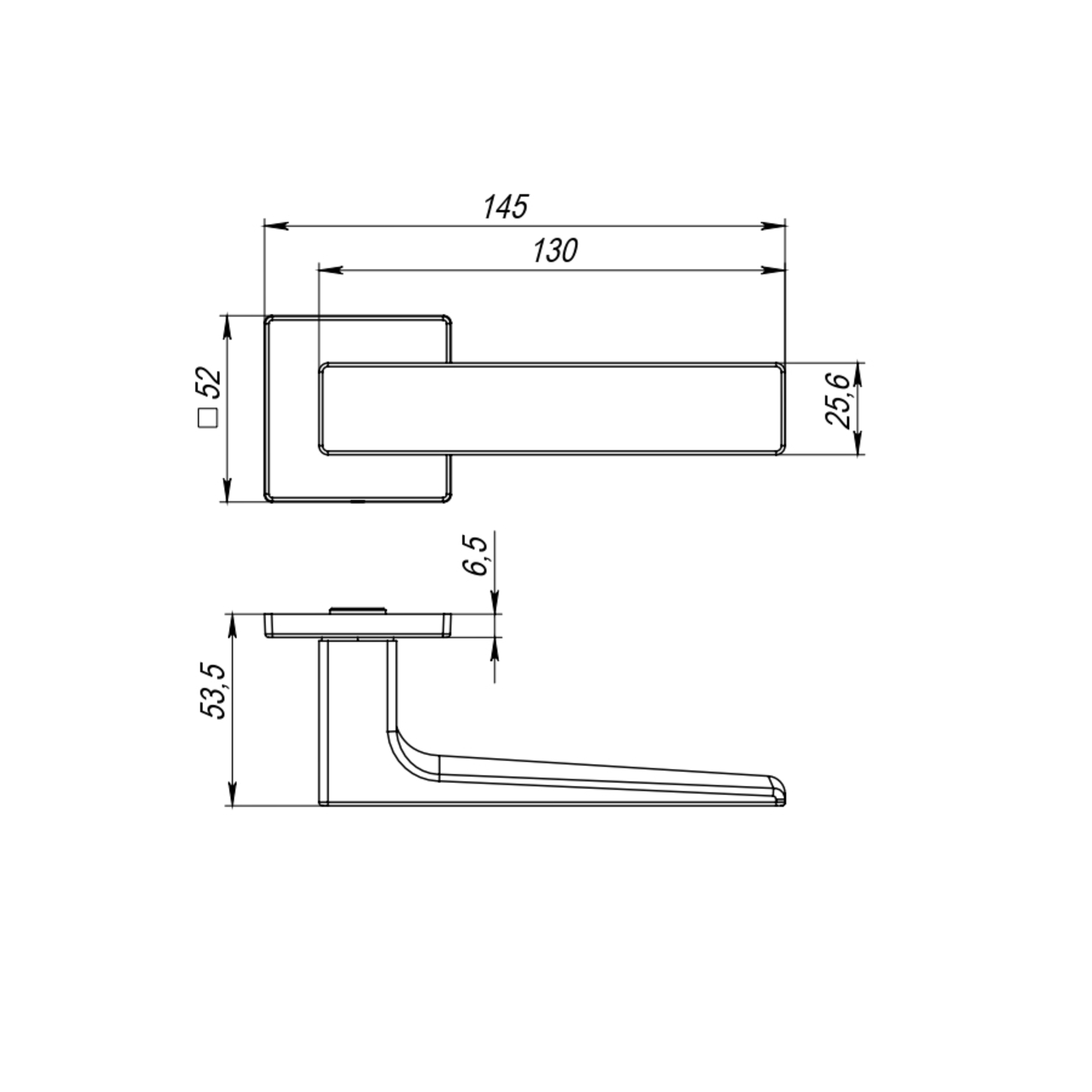 Ручка раздельная 