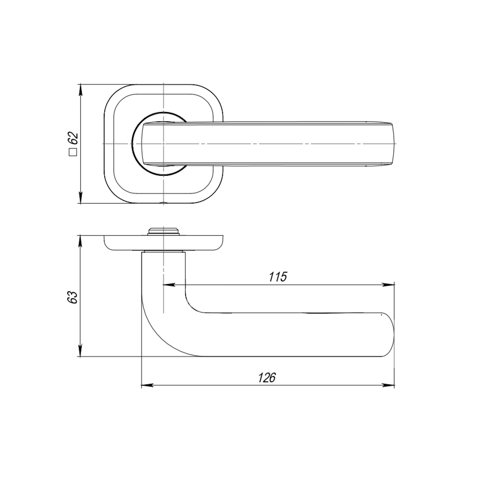Ручка раздельная 