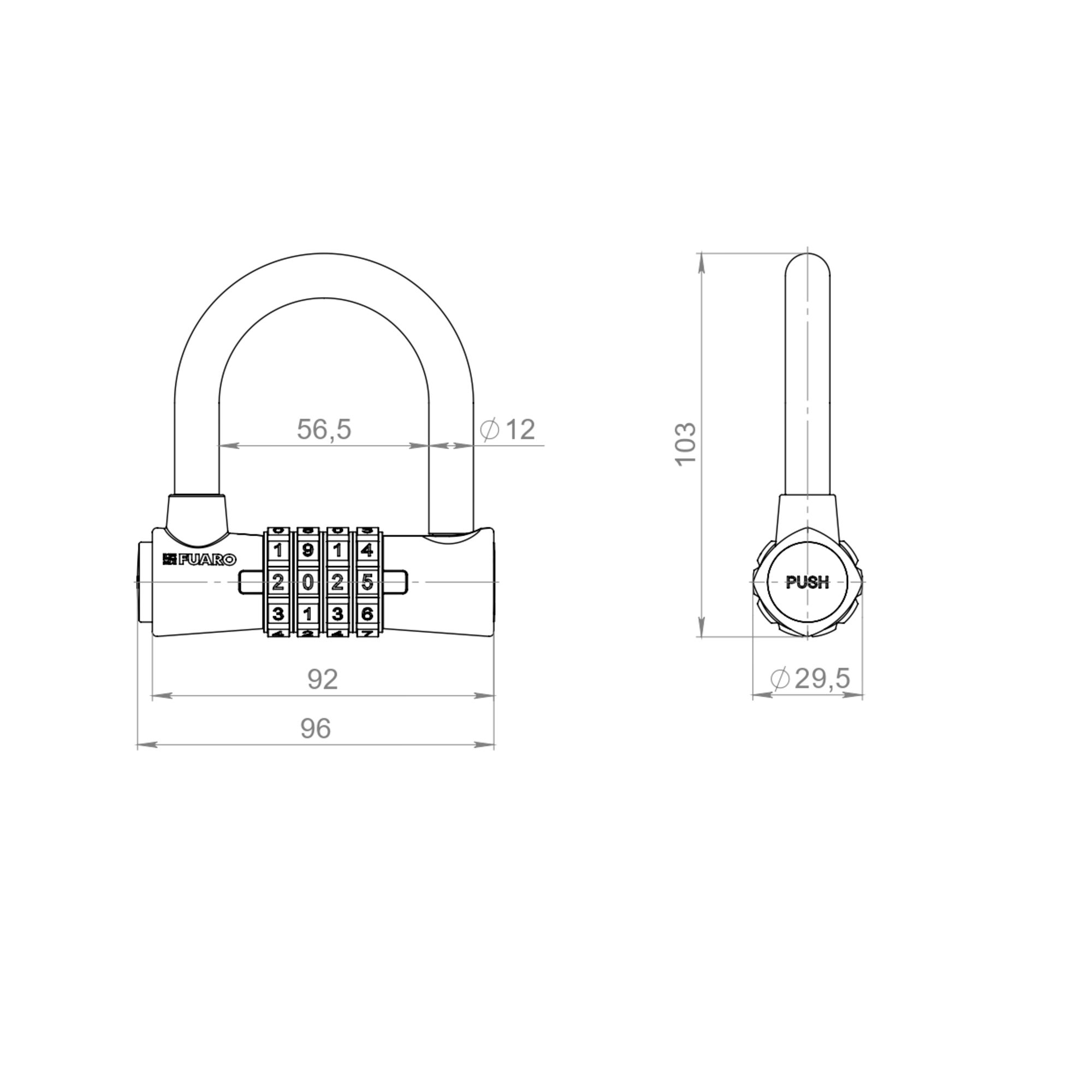 Замок навесной 